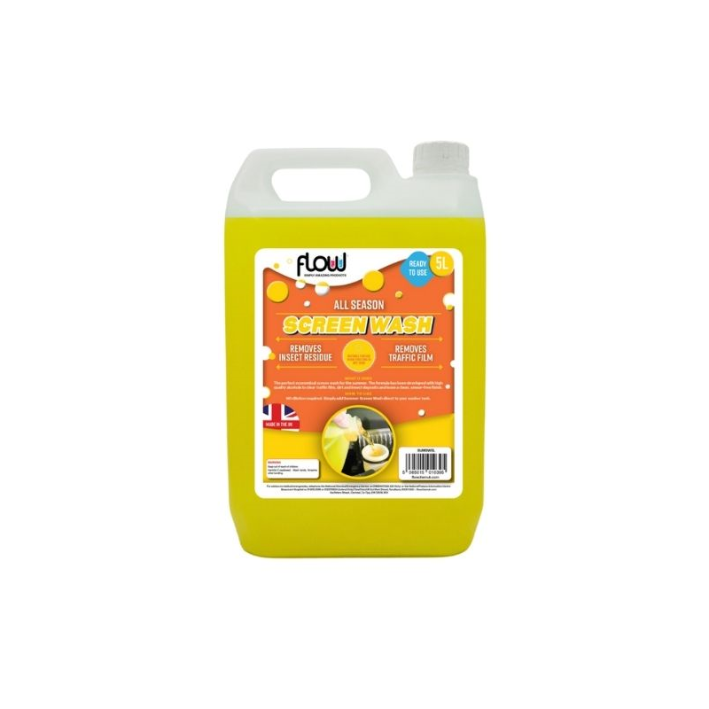 Flow Summer Screen Wash RTU 5L Flow Summer Screen Wash RTU 5L